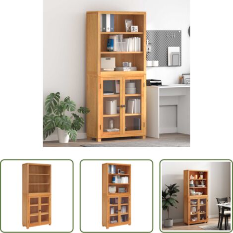 vidaXL Muebles modernos -  Conjunto de Muebles de Almacenaje Marrón Madera de ingeniería