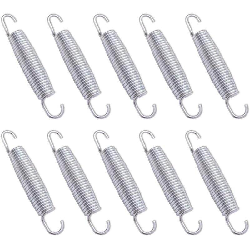 

Muelles para cama elástica 10 unidades 200 N - Plateado