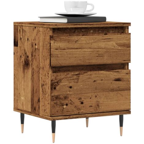 vidaXL Nachttisch Altholz-Optik 40x35x50 cm Holzwerkstoff