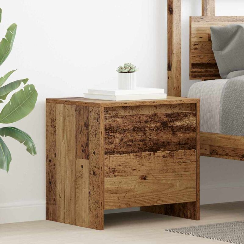 Nachttisch Altholz 45 X 34 X 44.5 Cm Holzwerkstoff Vidaxl