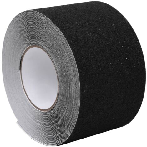vidaXL Nastro Antiscivolo Nero 0,1x20 m PVC