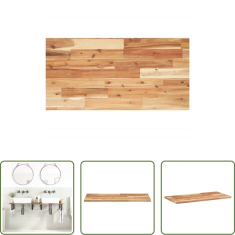 vidaXL Ölbeschichtung -  Waschtischplatte Ölbeschichtung 120x40x2 cm Massivholz Akazie
