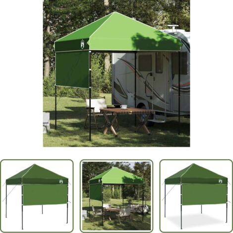 vidaXL Ombra all'aperto -  Tenda Gazebo Verde 194 x 194 x 251 cm Tessuto