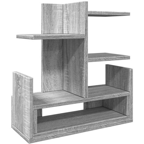 vidaXL Organizer Scrivania Grigio Sonoma 49x20x52,5 cm Multistrato