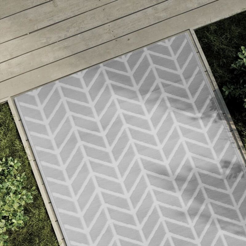 Outdoor Carpet Arakil Grey 120x180 Cm Pp Vidaxl