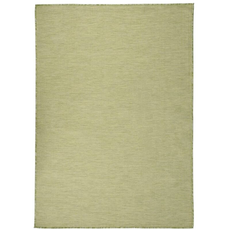 Outdoor Flatweave Rug 200x280 Cm Green Vidaxl