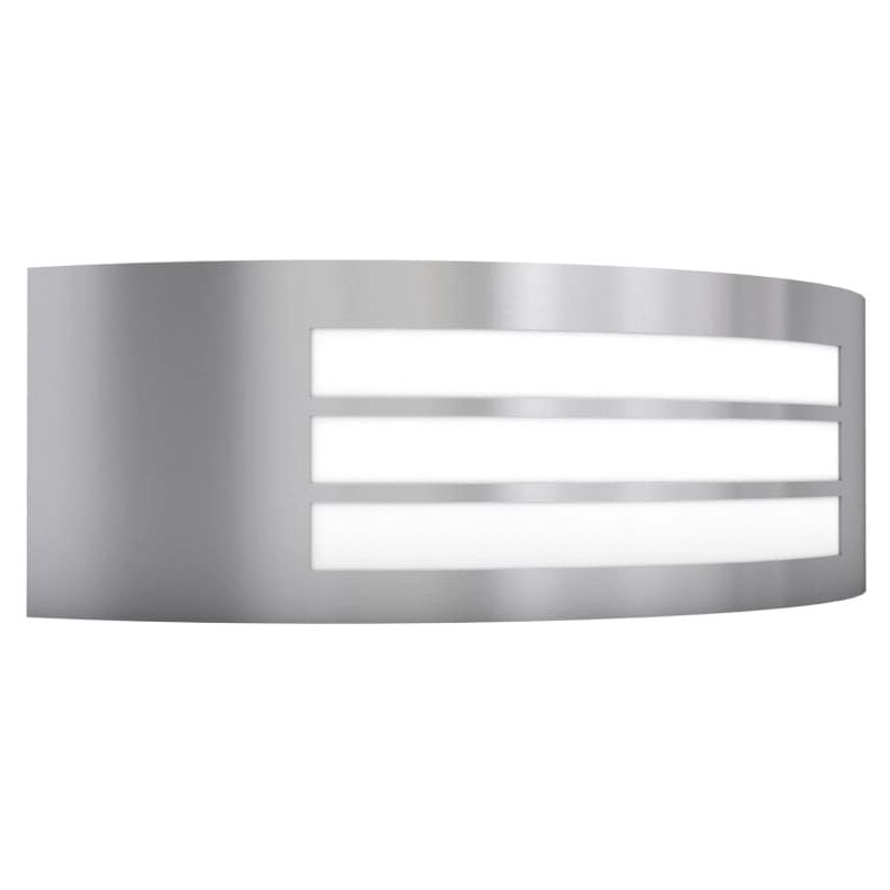 Outdoor Wall Light Stainless Steel - Silver - Vidaxl