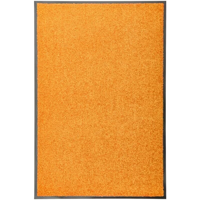 Paillasson lavable Orange 60x90 cm