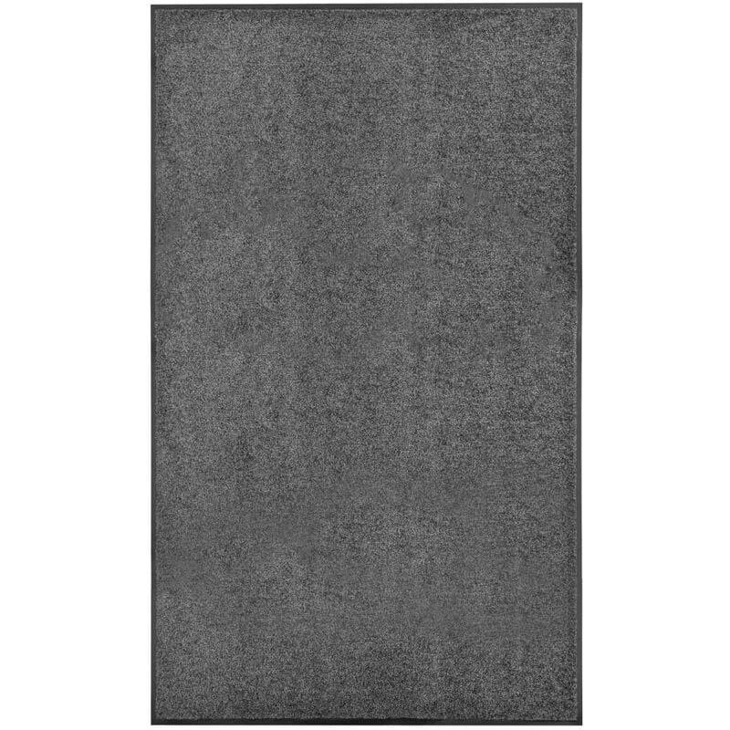 Paillasson lavable Anthracite 90x150 cm