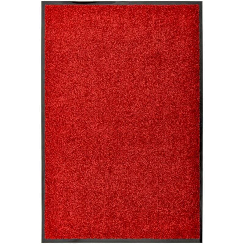 Paillasson lavable Rouge 60x90 cm