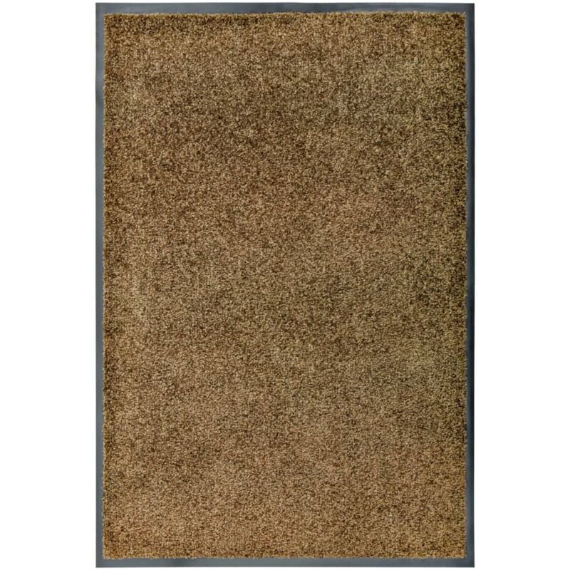 Paillasson lavable Marron 60x90 cm