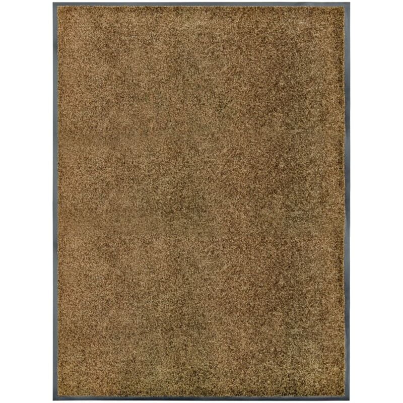 Paillasson lavable Marron 90x120 cm