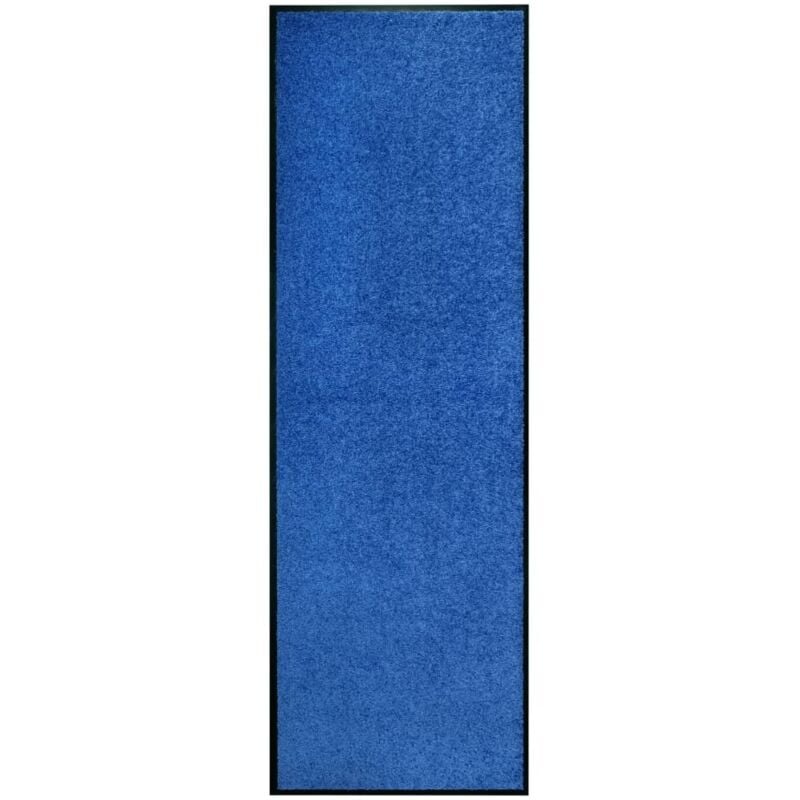 Paillasson lavable Bleu 60x180 cm