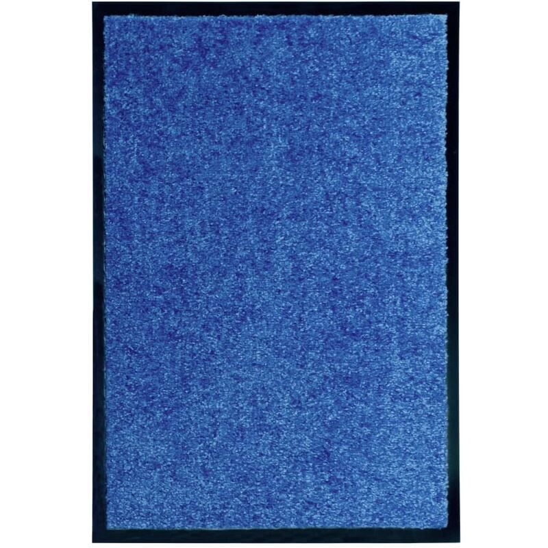 Paillasson lavable Bleu 40x60 cm - Vidaxl