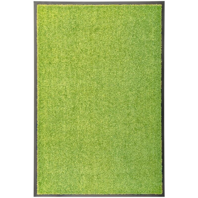 Paillasson lavable Vert 60x90 cm Vidaxl