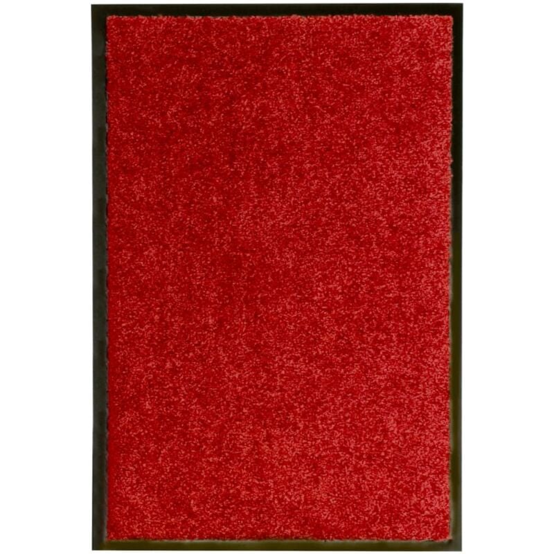 Paillasson lavable Rouge 40x60 cm Vidaxl