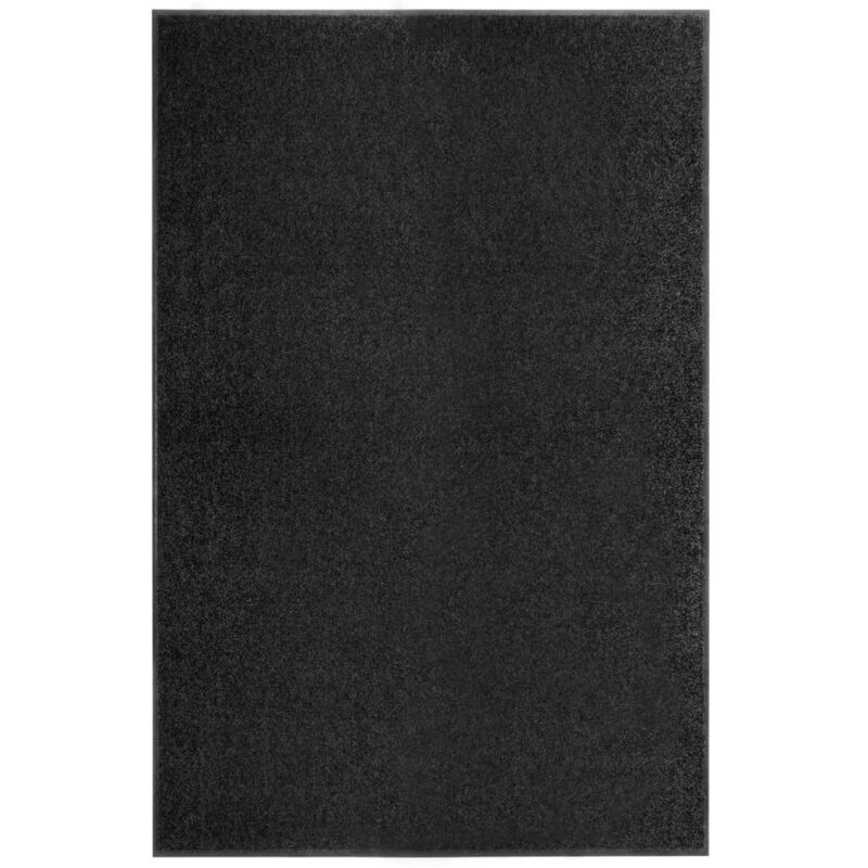 Paillasson lavable Noir 120x180 cm Vidaxl Noir