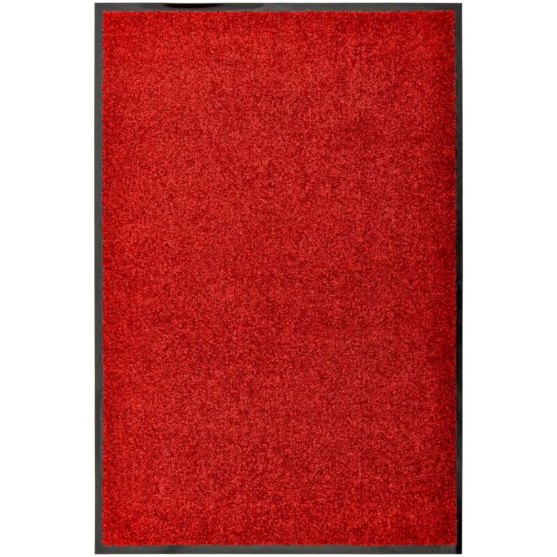 Paillasson lavable Rouge 60x90 cm Vidaxl Rouge