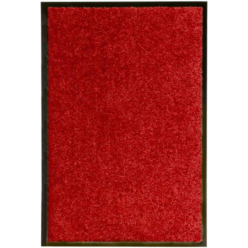 Vidaxl - Paillasson lavable Rouge 40x60 cm Rouge