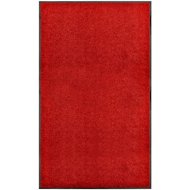Paillasson lavable Rouge 90x150 cm Vidaxl Rouge