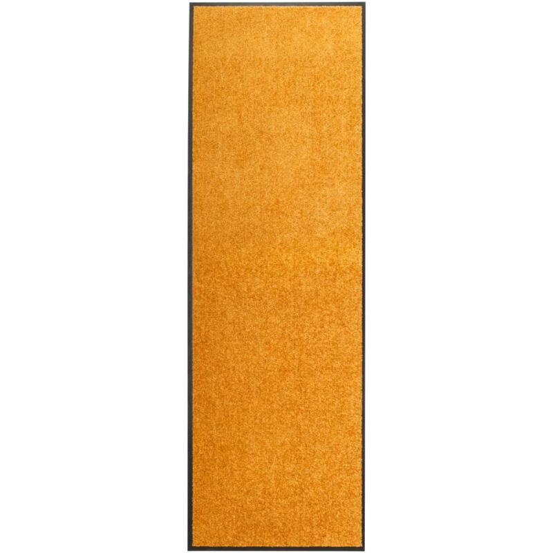 vidaXL Fußmatte Waschbar Orange 60x180 cm