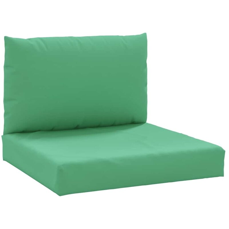 Palettenkissen 2-tlg. Grün Oxford-gewebe Vidaxl