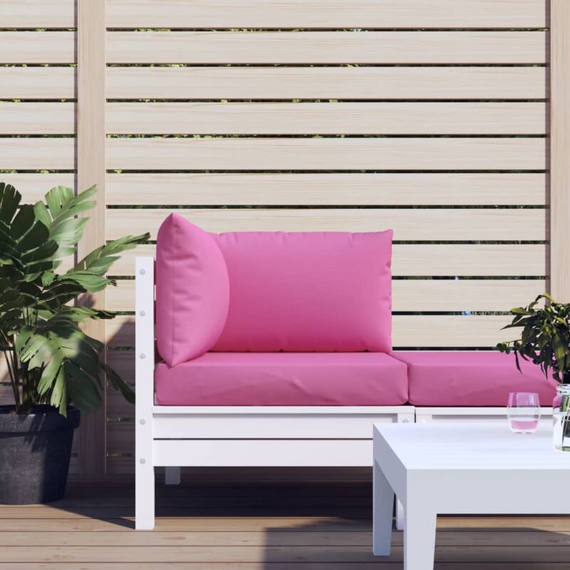 Palettenkissen 3 Stk. Rosa Oxford-stoff Vidaxl