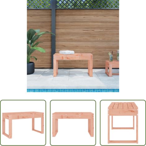 vidaXL Panca da esterno -  Panca da Giardino 80x38x45 cm in Legno Massello di Douglas
