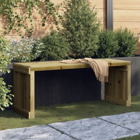vidaXL Panca da Giardino Estensibile 212,5x40,5x45 cm Pino Impregnato