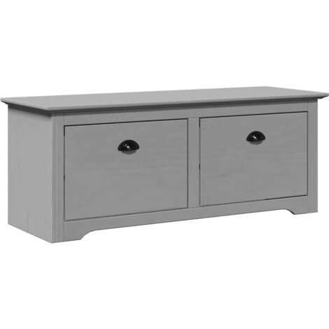 vidaXL Panca da Ingresso BODO Grigia 114x40x45 cm