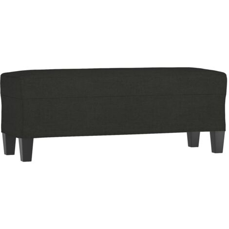 vidaXL Panca Nera 100x35x41 cm in Tessuto