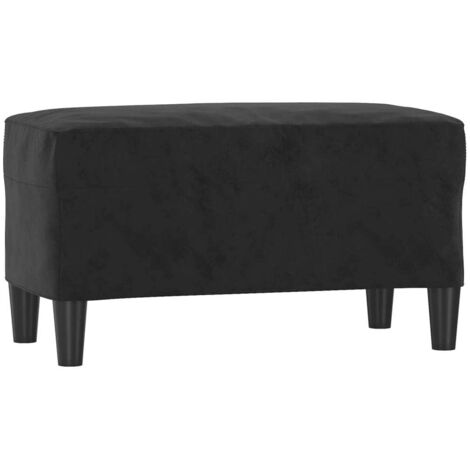 vidaXL Panca Nera 70x35x41 cm in Velluto