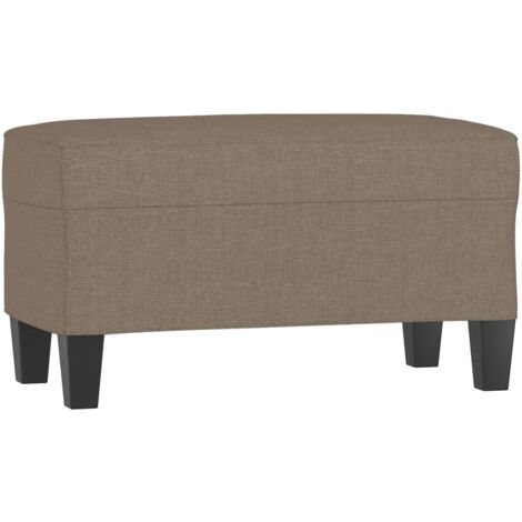vidaXL Panca tortora 70x35x41 cm in Tessuto