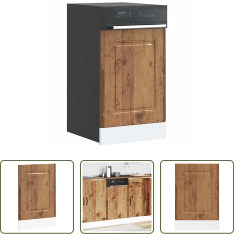 vidaXL Panel de cocina -  Panel para lavavajillas Kalmar madera vieja 45x1,5x67 cm