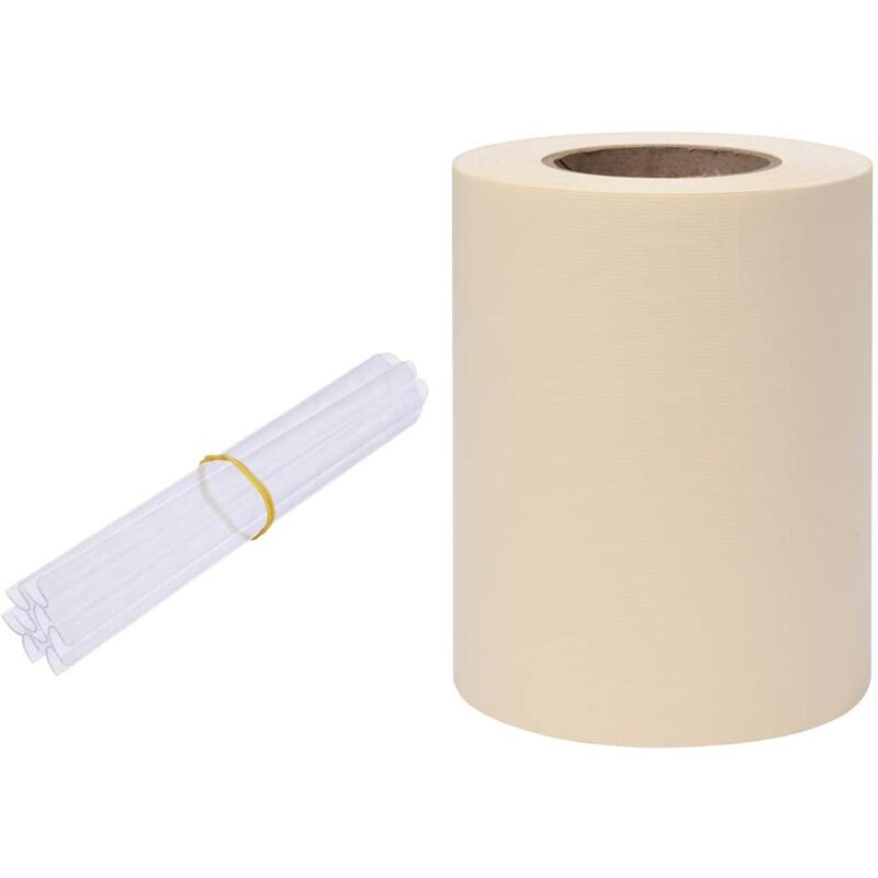 

Panel de valla de PVC crema 35x0,19 m - Crema - Vidaxl