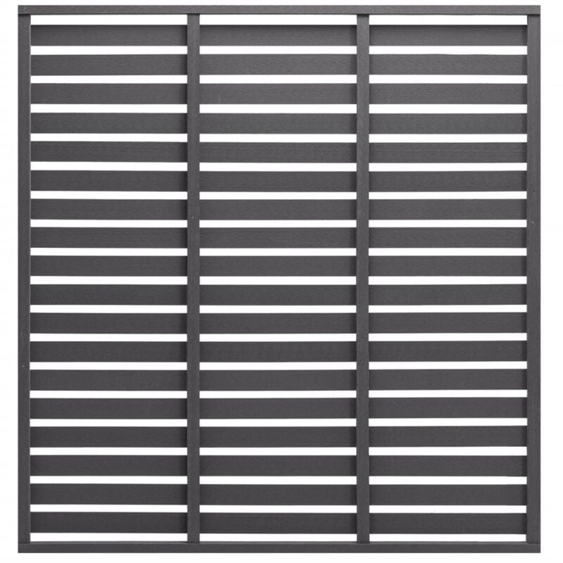 

vidaXL Panel de valla WPC gris 170x180 cm - Gris