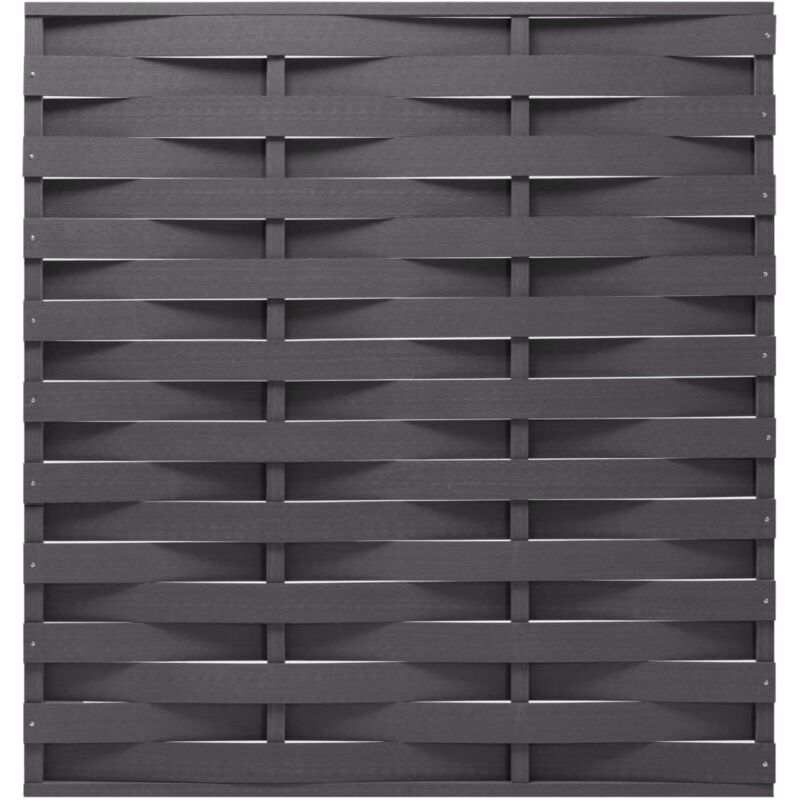 

vidaXL Panel de valla WPC gris 170x180 cm - Gris