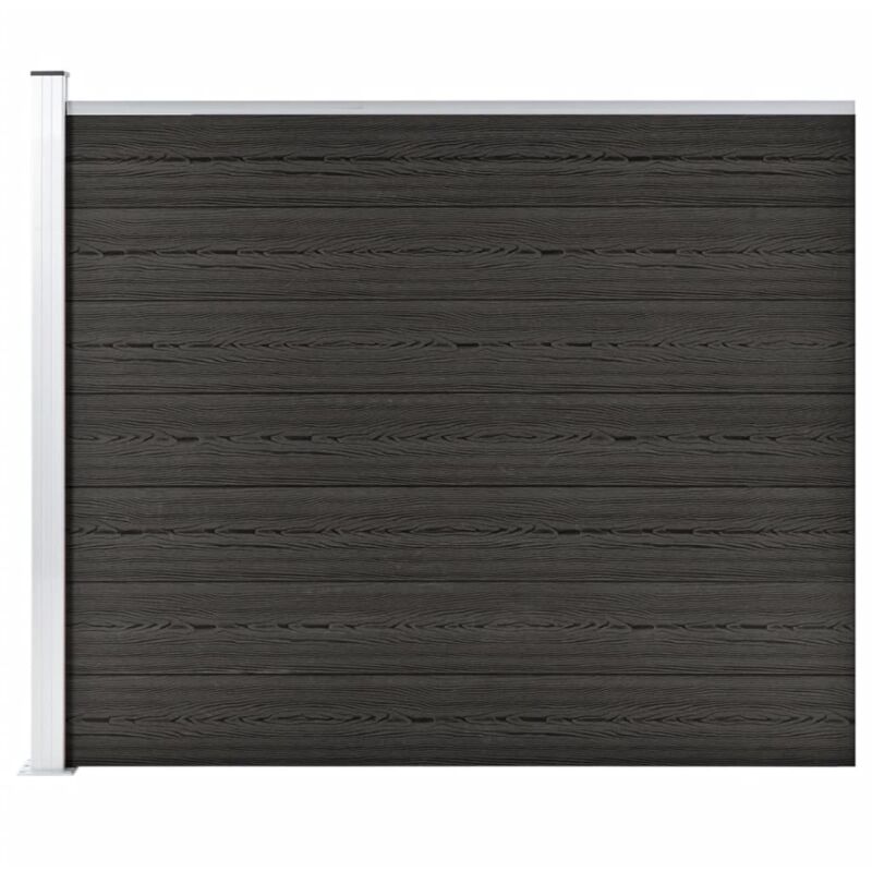 

vidaXL Panel de valla WPC gris 175x146 cm - Gris