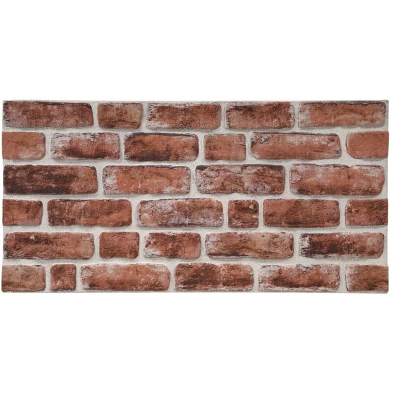 

Paneles de pared 3D diseño ladrillo marrón oscuro 10 pzas EPS - Marrón - Vidaxl
