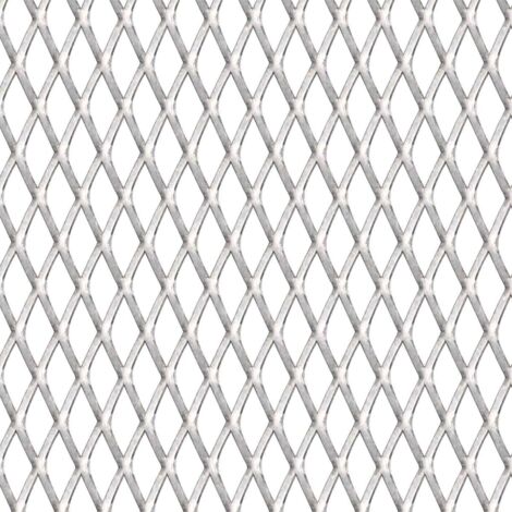 vidaXL Panneau de grillage de jardin Acier inox 50x50 cm 30x17x2,5 mm