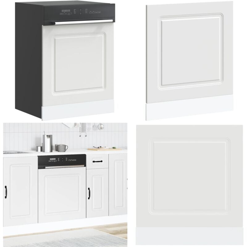 Vidaxl - Panneau de lave-vaisselle Kalmar blanc 60x1,5x67 cm