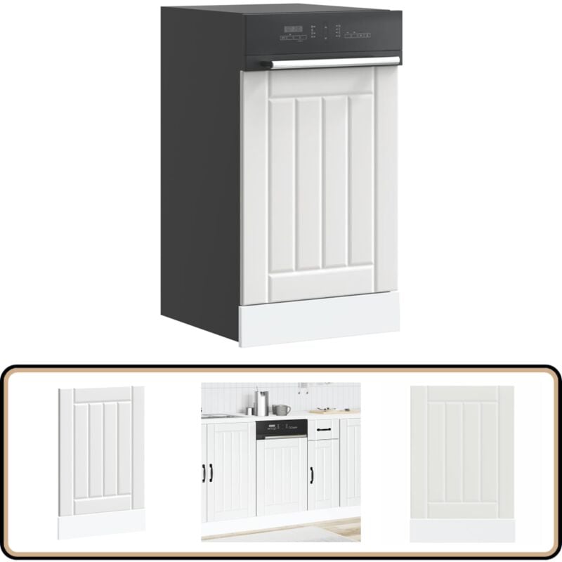 Vidaxl - Panneau de lave-vaisselle Lucca blanc bois d'ingénierie