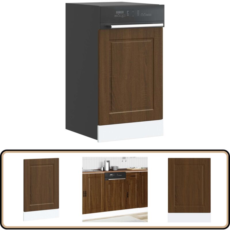 Panneau de lave-vaisselle Porto chêne marron 45x1,5x67 cm - Vidaxl