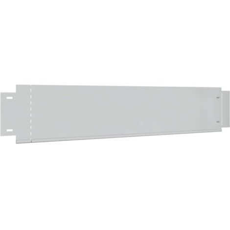 vidaXL Pannelli di Recinzione per Prato 5 pz Acciaio Zincato 100x19 cm