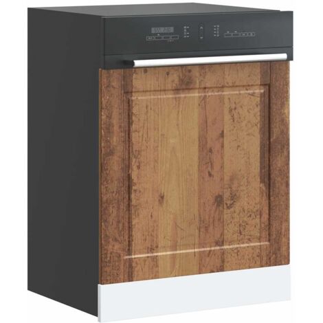 vidaXL Pannello Lavastoviglie Porto Legno Vecchio 60x1,5x67 cm