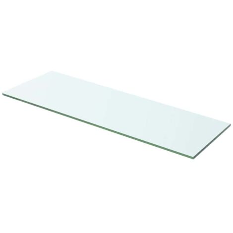 vidaXL Pannello Mensola in Vetro Trasparente 60x15 cm