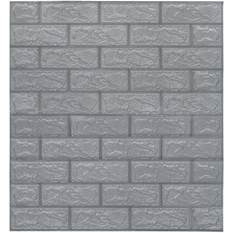 

Papel pintado autoadhesivo ladrillos 3D 10 unidades antracita - Antracita - Vidaxl
