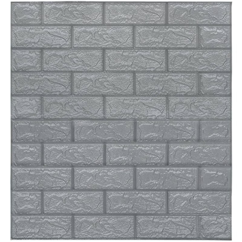 

Papel pintado autoadhesivo ladrillos 3D 20 unidades antracita - Antracita - Vidaxl