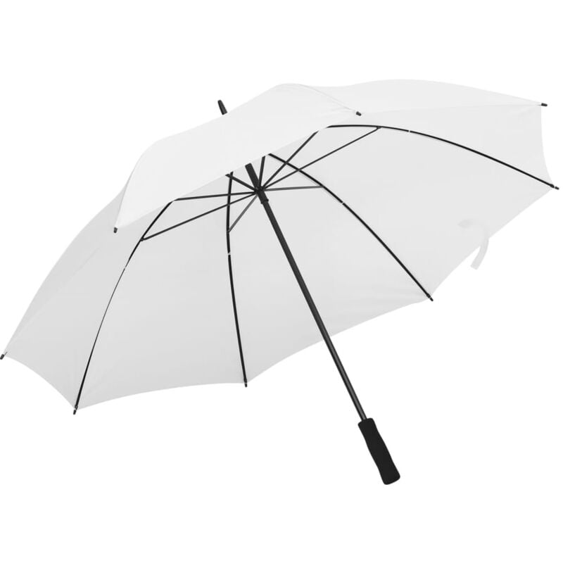 

vidaXL Paraguas blanco 130cm - Blanco