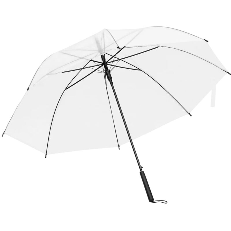 

vidaXL Paraguas transparente 107 cm - Transparente